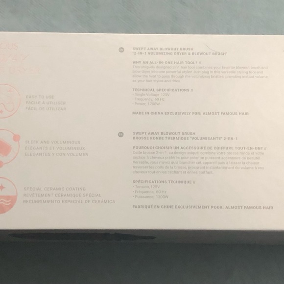 Almost Famous Swept Away Hair Dryer - Picture 4 of 5